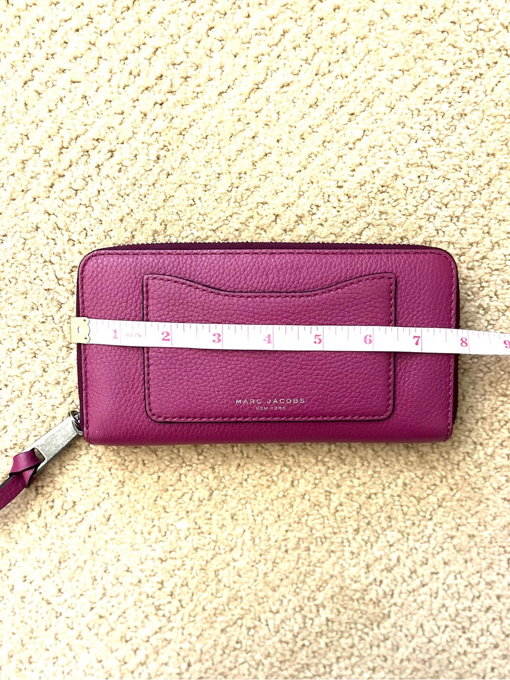 Marc Jacob’s Recruit Fuscia Continental Zip Around Wallet - Picture 13 of 15